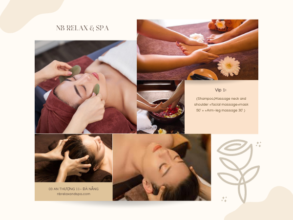 VIP 1: Gội đầu massage đầu cổ vai gáy, massage tay, chân , massage mặt vip 1: 100 phút