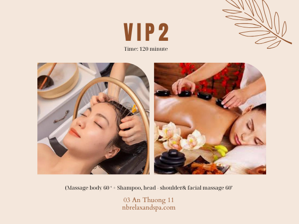 VIP2: Gội đầu dưỡng sinh và massage toàn thân Gội Đầu Dưỡng Sinh Và Massage Toàn Thân Tại NB Relax & Spa