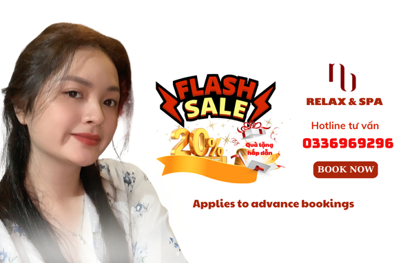 Khuyến Mại Đặc Biệt 20% Tại NB Relax & Spa Cho Khách Hàng Đặt Lịch Trước Giảm giá 20 %